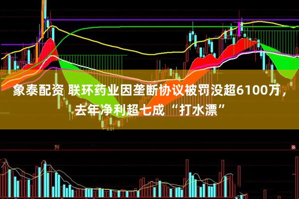 象泰配资 联环药业因垄断协议被罚没超6100万，去年净利超七成 “打水漂”