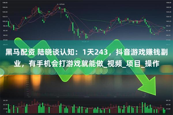 黑马配资 陆晓谈认知：1天243，抖音游戏赚钱副业，有手机会打游戏就能做_视频_项目_操作