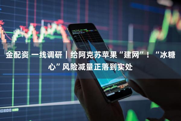金配资 一线调研｜给阿克苏苹果“建网”！“冰糖心”风险减量正落到实处